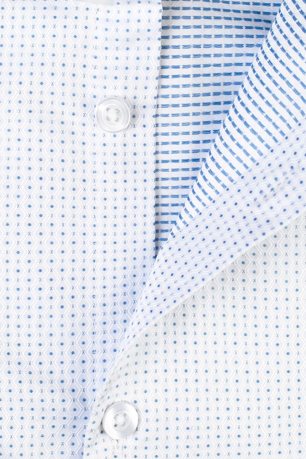 Fokus Light Blue Patterned Shirt (1)